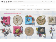 Tablet Screenshot of joannabuchanan.com